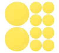 FUOYLOO 25pcs Self-adhesive Yellow Warm Light Correction Filters 2 Inch Peel and Stick round Sheets for Photo Flashlights and Downlights Suitable for DIY and Multiple Lighting Settings