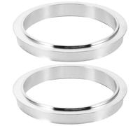 FUOYLOO 2pcs Aluminum Sealing Rings for Bubble Tea Cup Sealer Machine 95mm to 80mm Replacement Gasket Seal Compatible with Plastic and Paper Cups for Automatic Sealing