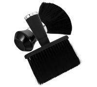 FUOYLOO 2pcs Barber Neck Brush Makeup Powder Brush Fiber Abs Material Effective Cleaning without Damaging Hair Or Scalp Professional Hairstylists Styling Hair Cutting Tool