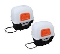 FUOYLOO 2pcs Camping Headlamp Holder Protective Carrying Case Multifunctional Design Sturdy Plastic Sturdy Protective Outdoor Light Holder for Hiking On-the-go Use