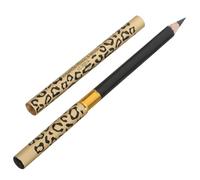 FUOYLOO 2pcs Double Head Eyebrow Pencil with Brush Black Leopard Print Eyebrow Makeup Pencils Suitable for Precision Brow Shaping and Grooming