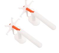 FUOYLOO 2pcs Kitchen Wall Hooks for Home Plastic Rotating Hook Rack with High Viscosity Adhesive 360 Degree Rotation Design Stylish Orange Towel Storage for Small Bathroom
