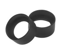 FUOYLOO 2Pcs Rubber Eyepiece Guards for Microscope 36-38Mm Binocular Eye Cups Foldable Soft Covers Suitable for Scientific Research and Study