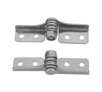 FUOYLOO 2pcs Stainless Steel Kitchen Cabinet Hinges with Adjustable Damping Stop and Soft Close Damper, Torque 0.8 N.m Metal Damper Suitable for Wardrobes and Folding Tables