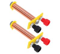 FUOYLOO 2pcs T Shaped Solenoid Electromagnet Coil for Physics Experiment Demonstrations, Copper and Plastic Material, Easy Observation, Teaching Tool for Students in Educational Settings
