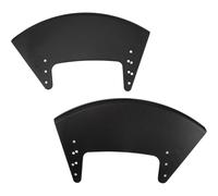 FUOYLOO 2pcs Wheelchair Side Mudguards in Black Abs Material Wear Resistant Wind and Mud Guards for Outdoor Activities Suitable for Sport Wheelchairs