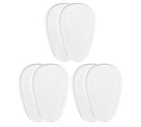 FUOYLOO 3 Pairs Transparent Gel Heel Protectors Self-Adhesive Cushions for High Heels Shock-Absorbing Anti-Slip Inserts for Relief Fatigue Reduction and Blister Prevention in Women and Men