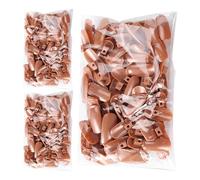 FUOYLOO 300pcs False Nails Nail Tip Premium Plastic Suitable for Acrylic Gel and Wrap Practice Training Material Beginners and Salon Artists Home Use Teaching