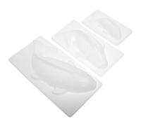 FUOYLOO 3pcs Fish Shape DIY Jelly Mold Nonstick Chocolate Molds Lightweight Pp Material Uniform Baking Accessory for Baking and DIY