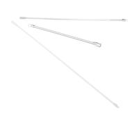 FUOYLOO 3pcs Long Blind Stick Blind Rod with Hook Pp Material High Hardness Sturdy to Pull up Heavy Curtains Suitable for Home and Office Use