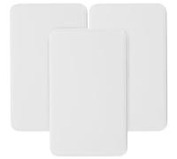 FUOYLOO 3pcs Rectangular Tinplate Container Tinplate Can 7.47x4.72x1.89in Tin Material with Lid Simple Appearance Delicate Design for Rings and Small Things in Many Situations