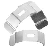 FUOYLOO 3pcs Roller Blind Brackets Metal Curtain Louver Bracket for Stable and Lightweight Roman Shade Mounting Hardware Suitable for Kitchen and Dining Room in Silver