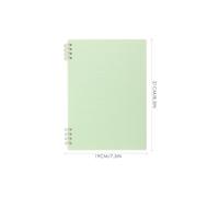 FUOYLOO 3pcs Spiral Notebook, Notebook, Plastic Cover, Portable, Academic, for Daily Writing and Listing Ideas, Simple Fashionable, for Classmates and Friends