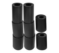 FUOYLOO 4pcs Black Anti-Slip Telescoping Gas Cylinder Dust Covers for Office Chair Cylinder Lift Protection Sleeve Repairing Kit for Gaming and Executive Chairs