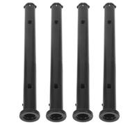 FUOYLOO 4pcs Plastic Trash Can Lid Latches Outdoor Trashbin Accessories Fit for Bins Replacement Buckles for Waste Recycling and Office Bin Lids