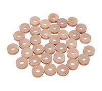 FUOYLOO 50pcs Cart Wheels Small Trolley Wheels Material round Minimalist Style Strong Structure Easy Installation for DIY Model Cars Crafting Projects