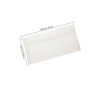 FUOYLOO 50pcs Reusable Envelope Invitation Envelope Vintage Paper with Good Decorative Effect and Adaptability Simple and Elegant Style for Birthday Party and Meetings