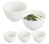 FUOYLOO 5pcs Silicone Mask Mixing Bowls Set for DIY Facial Mask Application, Easy to Clean Silicone Bowls with Anti-fall Design, for Travel and Professional Skin Care Use