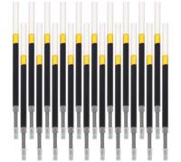 FUOYLOO 60pcs Black Pen Refills Ink Refill Replacements Smooth Writing 0.5mm Fine Tip Plastic Material for Drawing Pictures and Study