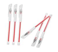 FUOYLOO 6pcs Beauty Positioning Pens for Precise Makeup and Eyebrow Tattoo Skin-safe Markers for Daily Use Weddings Stage Performances Non-irritating Red Fine Tip Makeup Pens