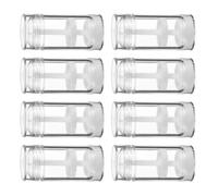 FUOYLOO 8pcs 30ml Plastic Twist-up Deodorant Storage Tubes Refillable Empty Stick Containers for DIY Balm and Solid Fragrance, Portable Personal Care Bottles