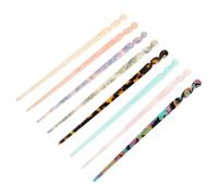 FUOYLOO 8Pcs Hair Stick Chopsticks for Women Fashion Hairpins for Bun Styling Multi-color Hair Accessories Practical and Secure Hold for Everyday Use