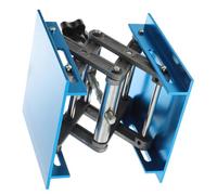 FUOYLOO Aluminum Lifter Table Stand Lightweight Height Adjustable Silver Metal Jack Platform Simple Reliable Lifting Platform Stand for Industrial Use