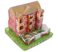 FUOYLOO Ancestor Villa Paper Palace Three-Story Villa for Tomb-Sweeping Day and Hungry Ghost Festival Offering Supplies