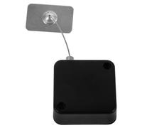 FUOYLOO Anti Loss Tether Retractable Anti Lost Wire Case Merchandise Black Steel Wire with Self-Adhesive Design Easy to Use for Shops and Tables