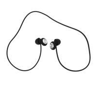 FUOYLOO Black Silver Noise Reduction Snoring Blocking Abs Silicone Material Stylish CD Pattern with Cord Portable Case for Work Study