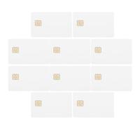 FUOYLOO Blank Chip Contact Ic Cards 20Pcs with 16Kb Memory for Secure Building Access and Hotel Use