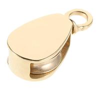 FUOYLOO Boat Flag Hardware Brass Marine Pulley Sturdy Nylon Rope Pulley with High Load Capacity and Smooth Rotation for Sailing and Kayak Flagpole Applications Outdoor Deck Use