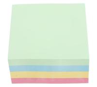 FUOYLOO Business Writing Pad Notepad 400 Sheets 3X3 Inch Paper Four Colours in One Creative Notepads for Office Use