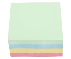 FUOYLOO Business Writing Pad Notepad 400 Sheets 3X3 Inch Paper Four Colours in One Creative Notepads for Office Use