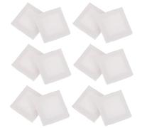 FUOYLOO Canvas Panels 12Pcs Mini Cotton Stretched Boards for Oil Painting DIY Craft Drawing 5X5Cm Firm Wooden Frame for Artists and Students