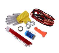 FUOYLOO Car Roadside Kit Multi-functional Automotive Tool Kit Prepared for Car-related Issues with Abs, Rubber, Metal Materials Suitable for Vehicle Inspections and Emergency Assistance