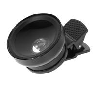 FUOYLOO Clip-on 37mm 0.45x Wide Angle and Macro Lens for Phone and Tablet with Sturdy Clamp Design, Aluminium Alloy and Optical Glass for Mobile Photography