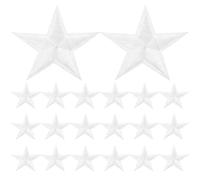 FUOYLOO Clothes Patches Beautiful Decorative Appliques Polyester 20pcs Iron- -Shaped Hide Torn Spots for Shoes and Accessories Suitable for Home and Shopping Mall Use