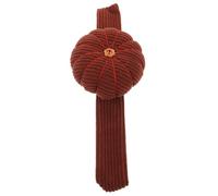 FUOYLOO Coffee Cute Pumpkin Corduroy Wrist Pin Cushion Sewing Needle Cushions with Wrist Bands for Pins and Needles Secure Storage Versatile Usage for Professional Studios and Needlework