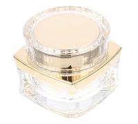 FUOYLOO Cream Bottle Small Cosmetics Container Acrylic Refillable with Golden Cap 30g Protects Cosmetics from Direct Sunlight Convenient to Carry and Store for Travel Toiletries