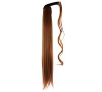 FUOYLOO Curly Ponytail Hairpiece Wig Hairpiece High Temperature Silk Material Curly Wave Shape Quickest Extensions to Apply Longer Thicker Voluminous Hair for Concerts and Live Shows