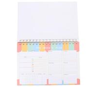 FUOYLOO Daily to Do List Planner Notepad with Nonstick Design and Assorted Colour Pp Cover, Easy to Use Weekly Tear off Planner for Many Occasions and Personal Organisation
