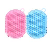 FUOYLOO Double-Sided Massage Gloves and Improved Sleep 2 Pcs with PVC Material and Uniform Dot Design for Comfortable Massage Glove-Style Skin Scrubbers for Daily Bath and Body Care