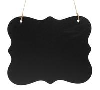 FUOYLOO Double Sided Memo Board Black Chalkboard Made of Density Board for Home and Office Use Environmental Protection with Chic Style for Wall Or Door Decoration