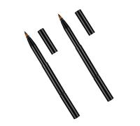 FUOYLOO Dual-Purpose Retractable Lip and Eyeliner Brush Set 2Pcs Travel-Friendly Double-Ended Makeup Brushes for Accurate Lip and Eye Cosmetics
