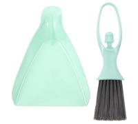 FUOYLOO Dustpan and Broom Set Mini Plastic Handheld Compact Cleaning Tool for Small Pet Cages Suitable for Rabbits Hamsters and Chinchillas Sky Blue