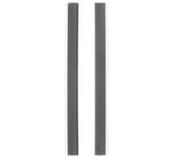 FUOYLOO Dustpan Edge Strips 10.2 Inch Plastic Replacement Soft Lip for Kitchen and Home Cleaning Tools 2 Pack