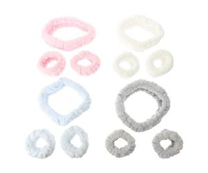 FUOYLOO Elastic Face Washing Headband Wristband Polyester Chic Vivid Shape Beautifully Decorated for Ladies to Wash Your Face and Take A Quick Bath