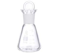 FUOYLOO Erlenmeyer Borosilicate Glass Flask 50Ml Conical Measuring Bottle with Graduated Scale for Science Lab and School Use