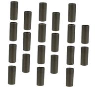 FUOYLOO Essential Oil Diffuser Containers 20Pcs Kraft Paper Tube Black and Gold for Aromatherapy Accessories and Home Cosmetic Storage